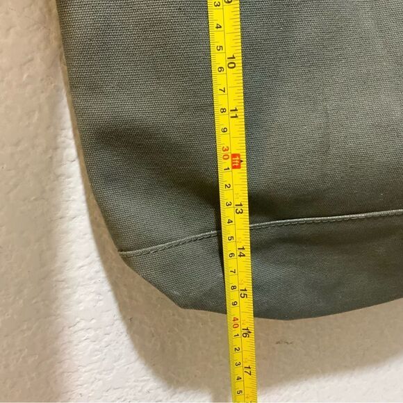 Monocle Magazine Canvas Tote Bag Olive Green - Picture 5 of 9